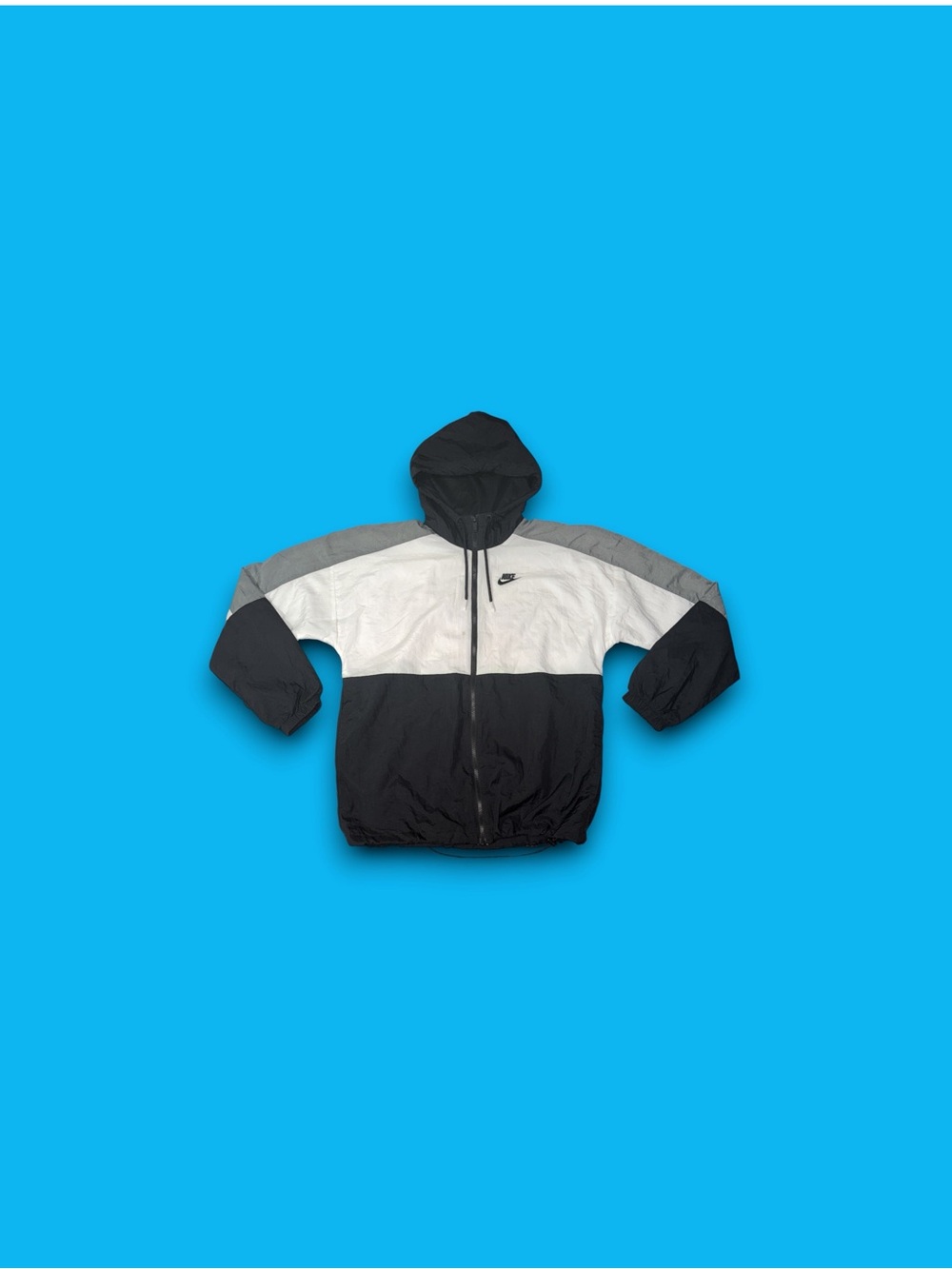 Nike sportswear full zip windbreaker jacket color block men’s small